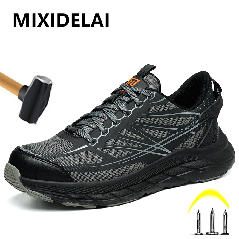 Men'S Fashion Videos - Fashion Work Sneakers Steel toe shoes