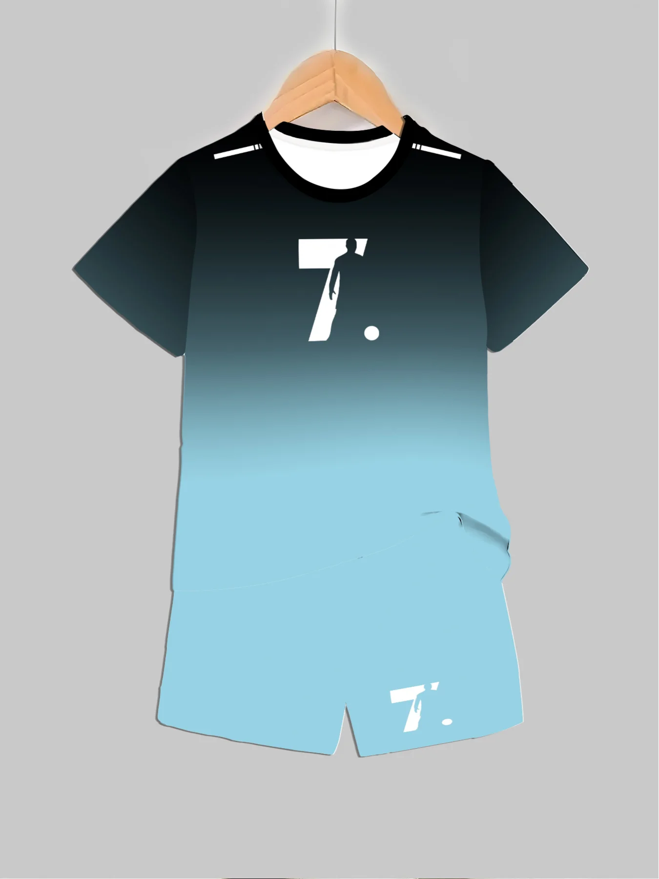 Mens Fashion Clothes - Kids Clothes Sports Letter Theme Gradient