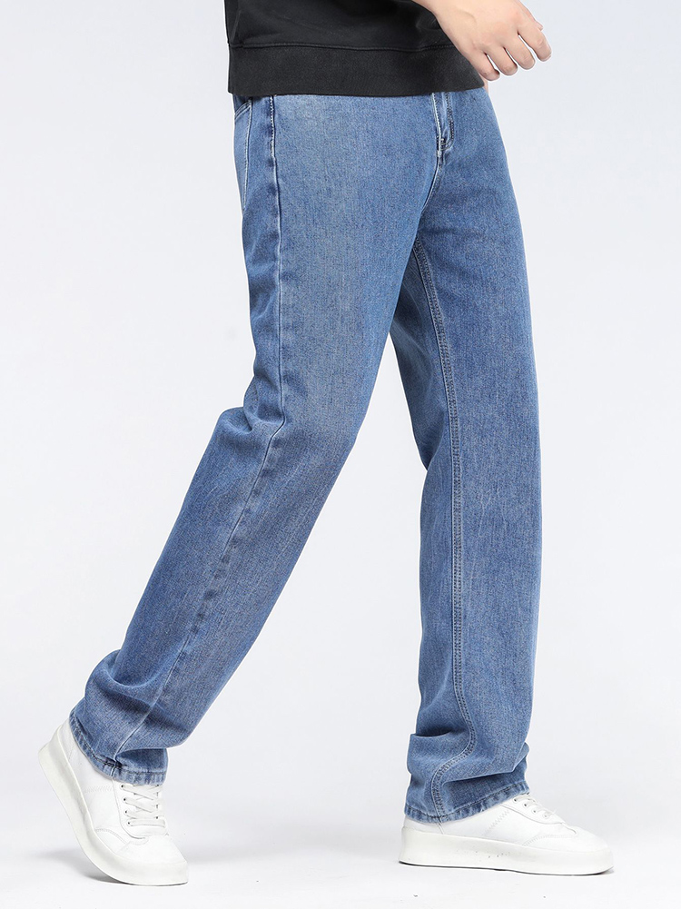 Men's Korean Fashion Baggy Jea - Men'S Fashion Grey Jeans recension och pris