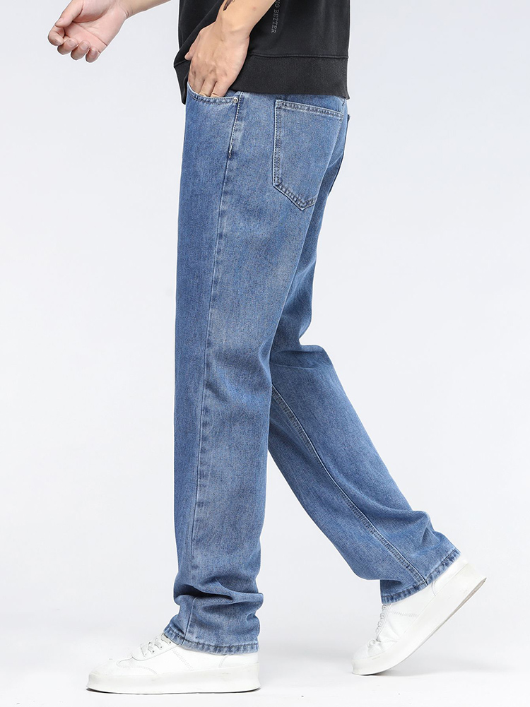 Men's Korean Fashion Baggy Jea - Men'S Fashion Grey Jeans recension och pris