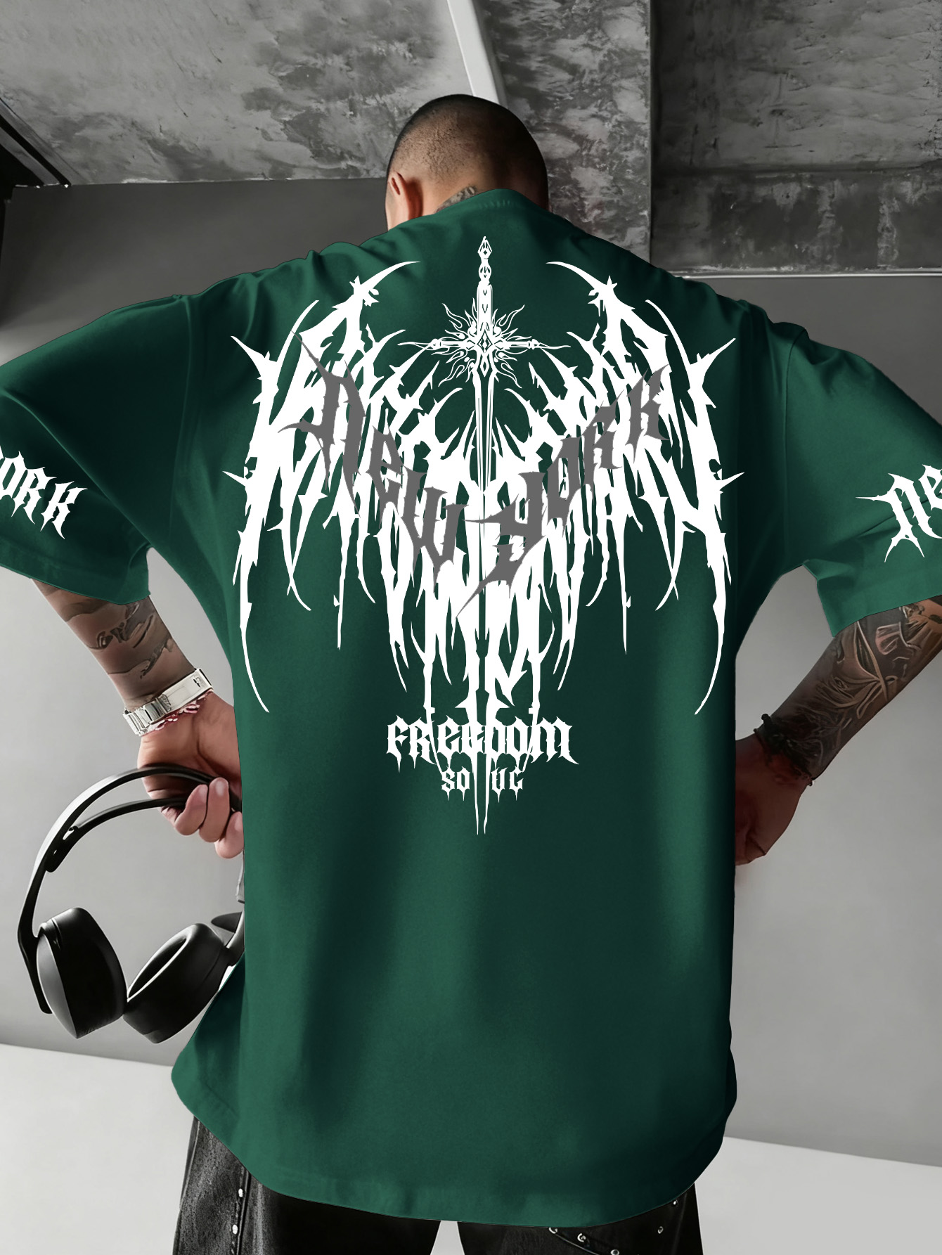 Men's Hip Hop Short Sleeve Tee - Men'S Fashion New York recension och pris