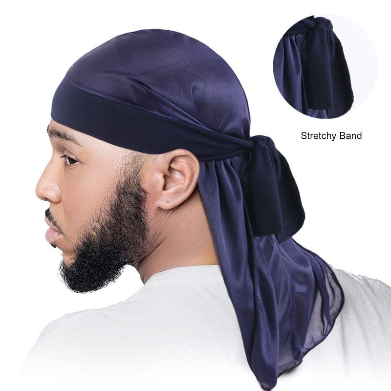 Men's Silky Durags Bandanas Tu - Men'S Fashion With Hat recension och pris