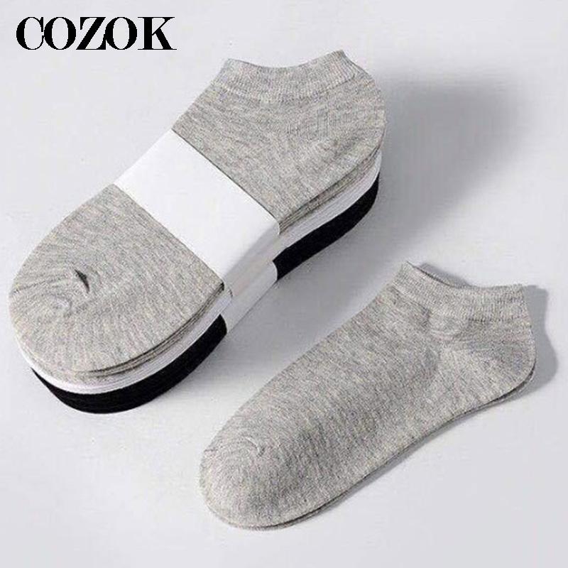 10pcs=5 Pairs Mens Socks Casua - Socks Ankle Men recension och pris
