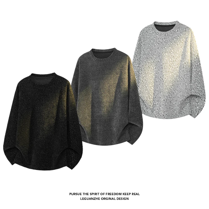 Men Diagonal Stripe Textured L - Mens Fashion Summer recension och pris