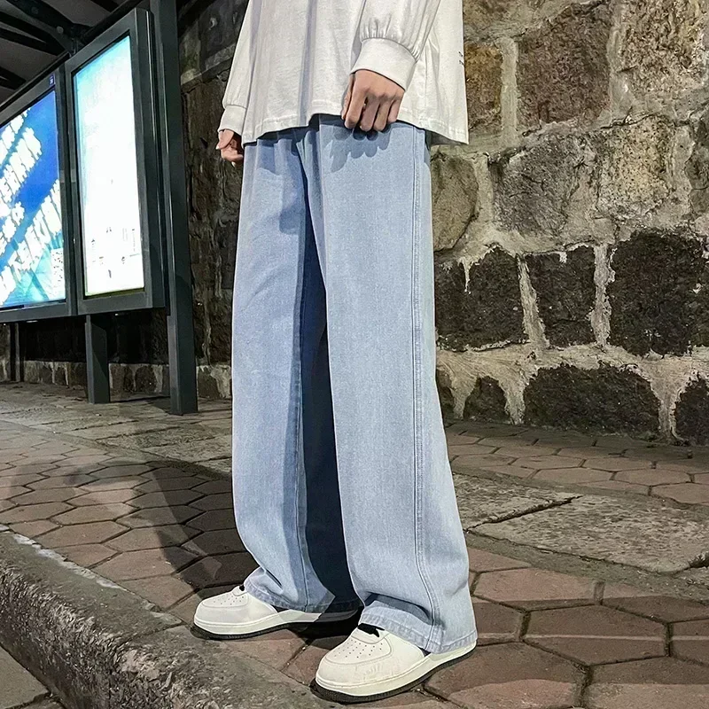 Korean Style Streetwear New Fa - Men'S Fashion Grey Jeans recension och pris