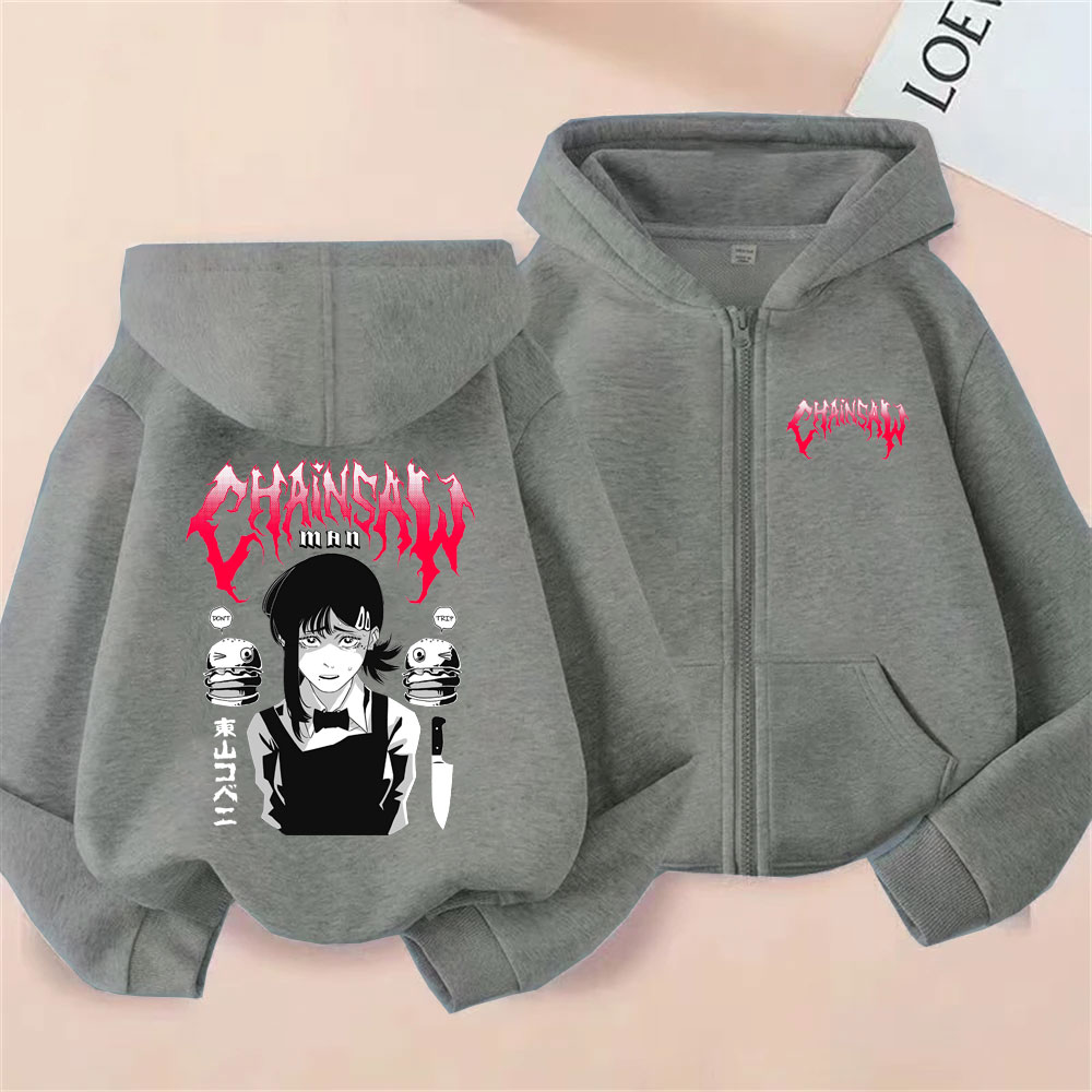 Custom Custom Anime Chainsaw M - Mens Fashion Zip Up Hoodies recension och pris