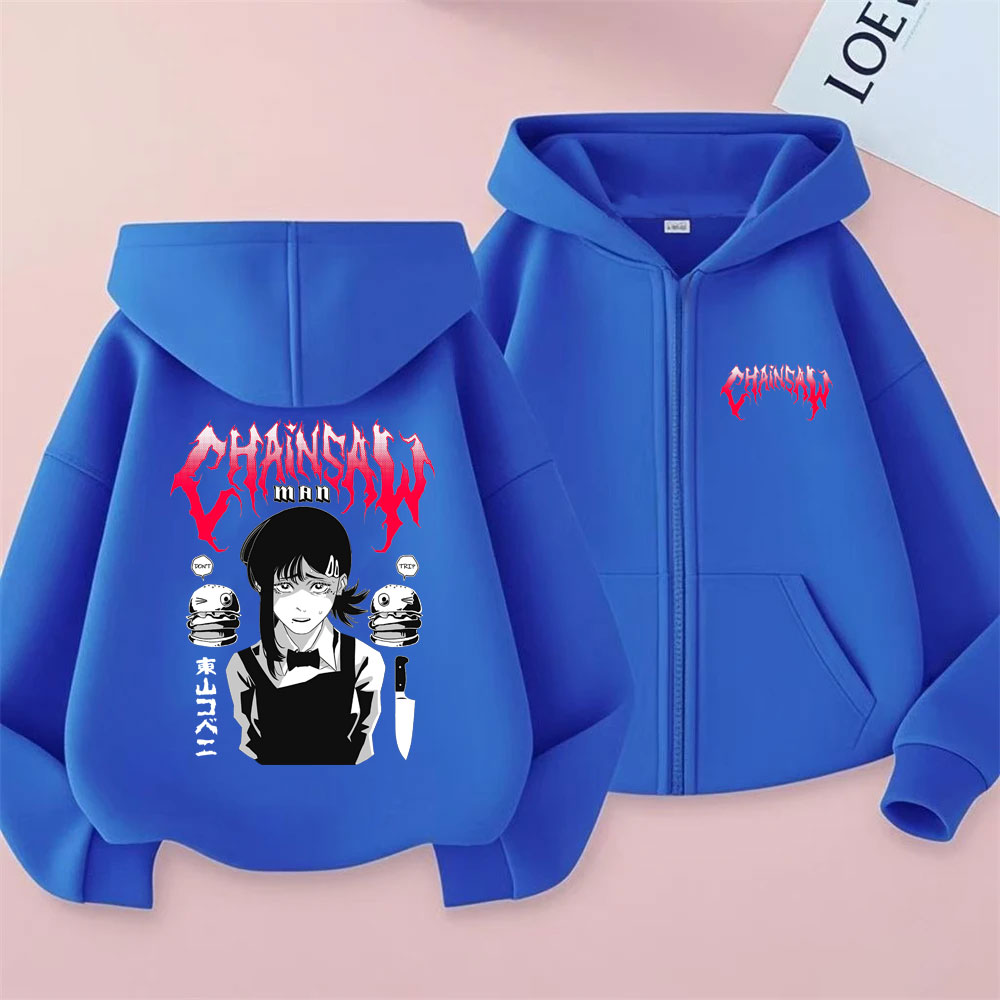 Custom Custom Anime Chainsaw M - Mens Fashion Zip Up Hoodies recension och pris