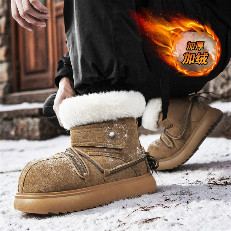 2025 New Winter Men Snow Boots - Men'S Fashion News recension och pris