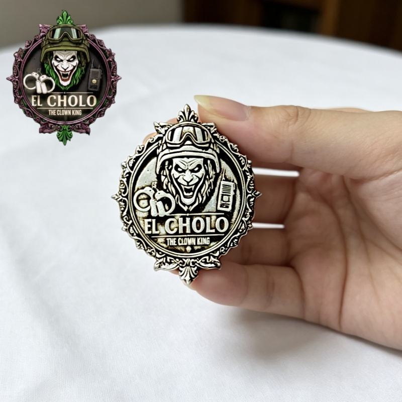 Custom Clown Logo Brooch Perso - Men'S Fashion With Hat recension och pris