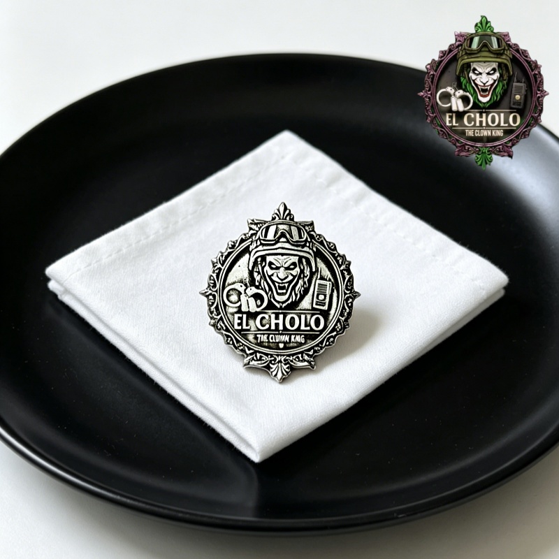 Custom Clown Logo Brooch Perso - Men'S Fashion With Hat recension och pris
