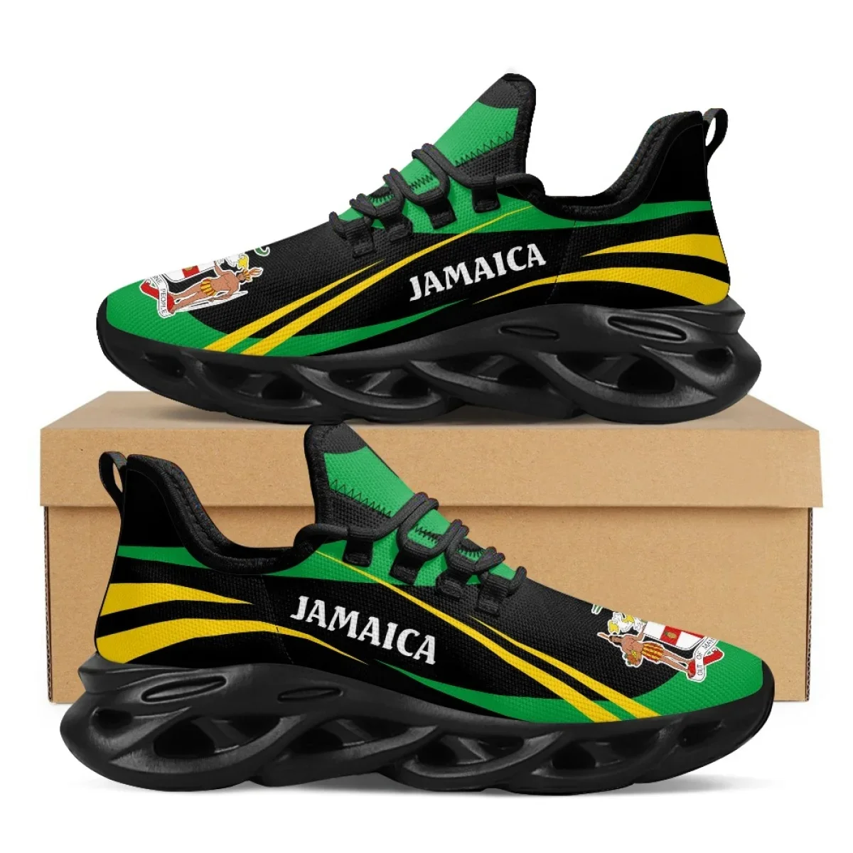 Jamaica Flag Print Shoes Men S - Mens Fashion Trainers recension och pris