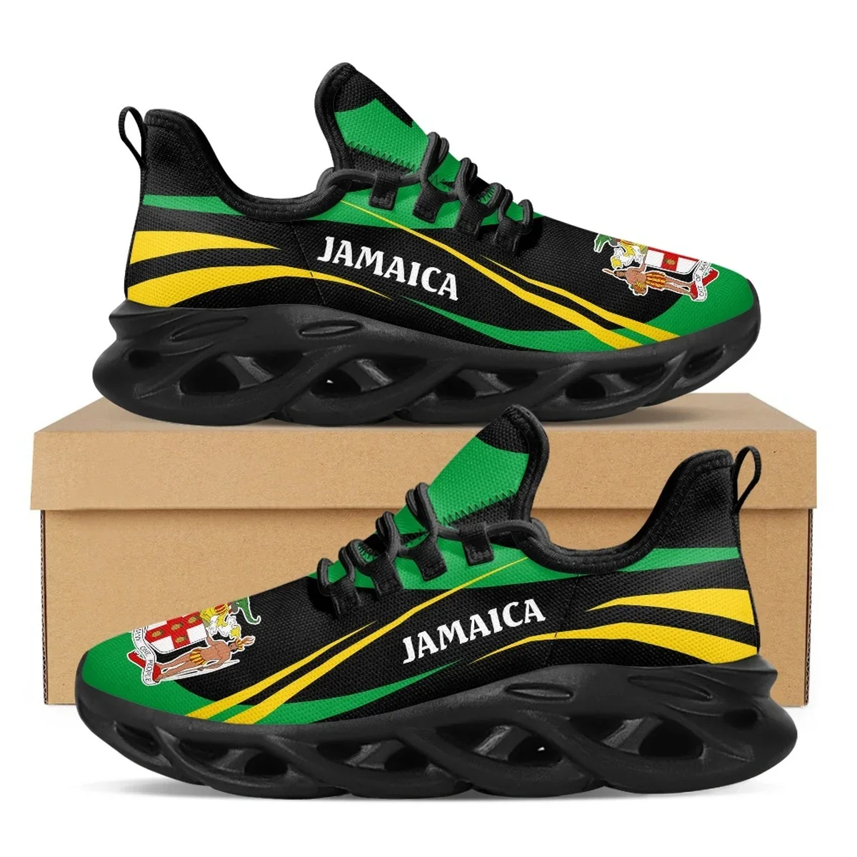 Jamaica Flag Print Shoes Men S - Mens Fashion Trainers recension och pris