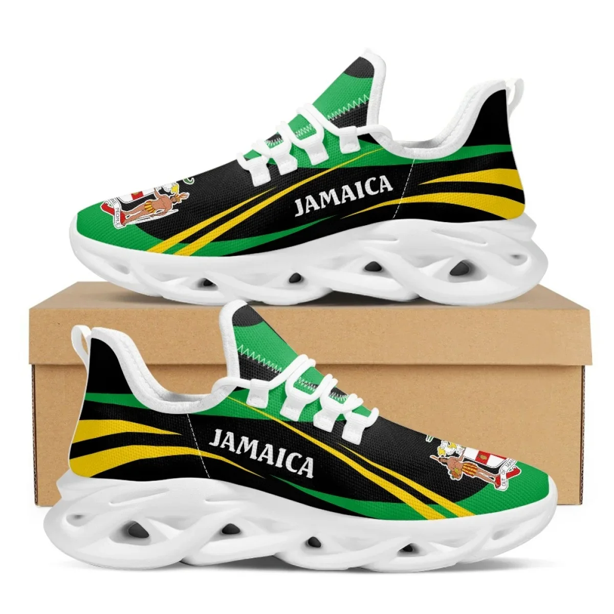 Jamaica Flag Print Shoes Men S - Mens Fashion Trainers recension och pris