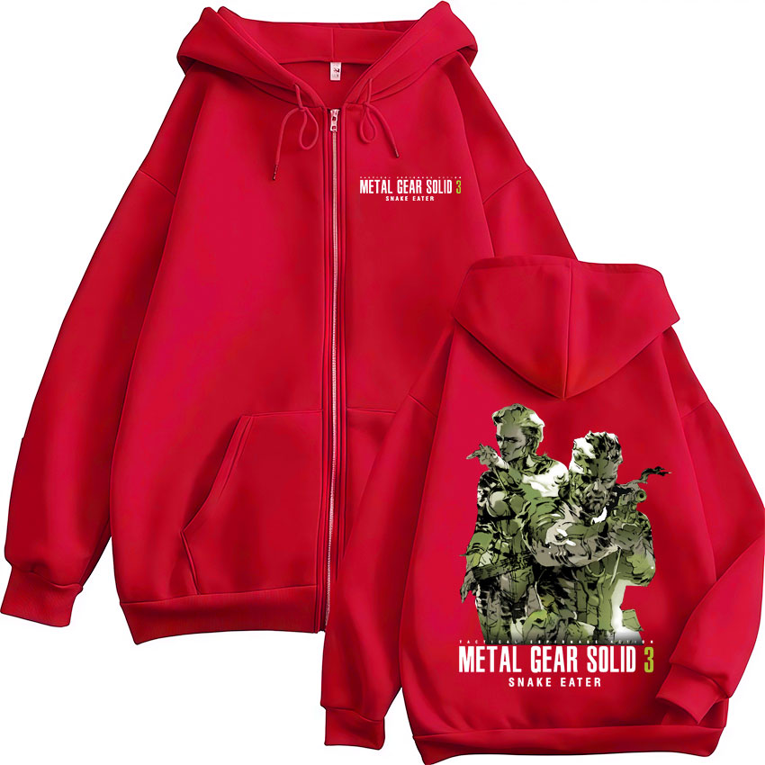 Game Metal Gear Solid 3 Snake  - Mens Fashion Zip Up Hoodies recension och pris