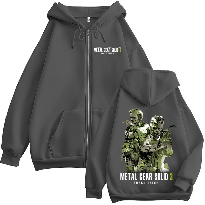 Game Metal Gear Solid 3 Snake  - Mens Fashion Zip Up Hoodies recension och pris