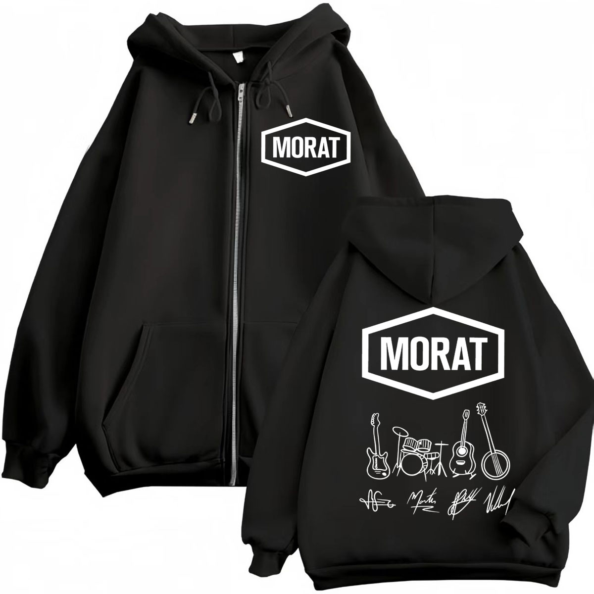 Morat Colombia Band Merch Zipp - Mens Fashion Zip Up Hoodies recension och pris