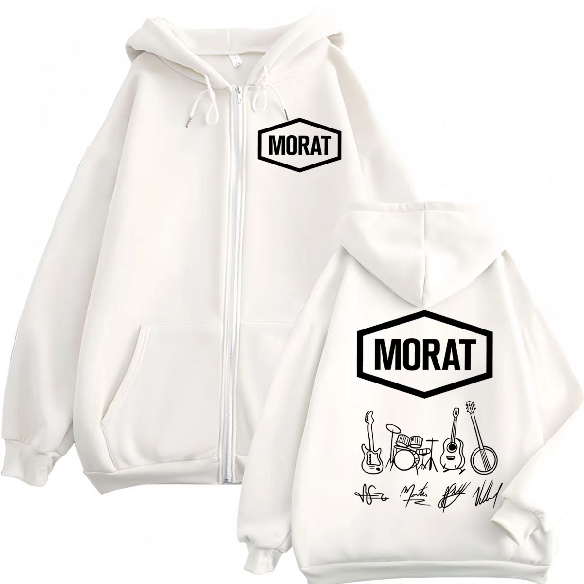 Morat Colombia Band Merch Zipp - Mens Fashion Zip Up Hoodies recension och pris