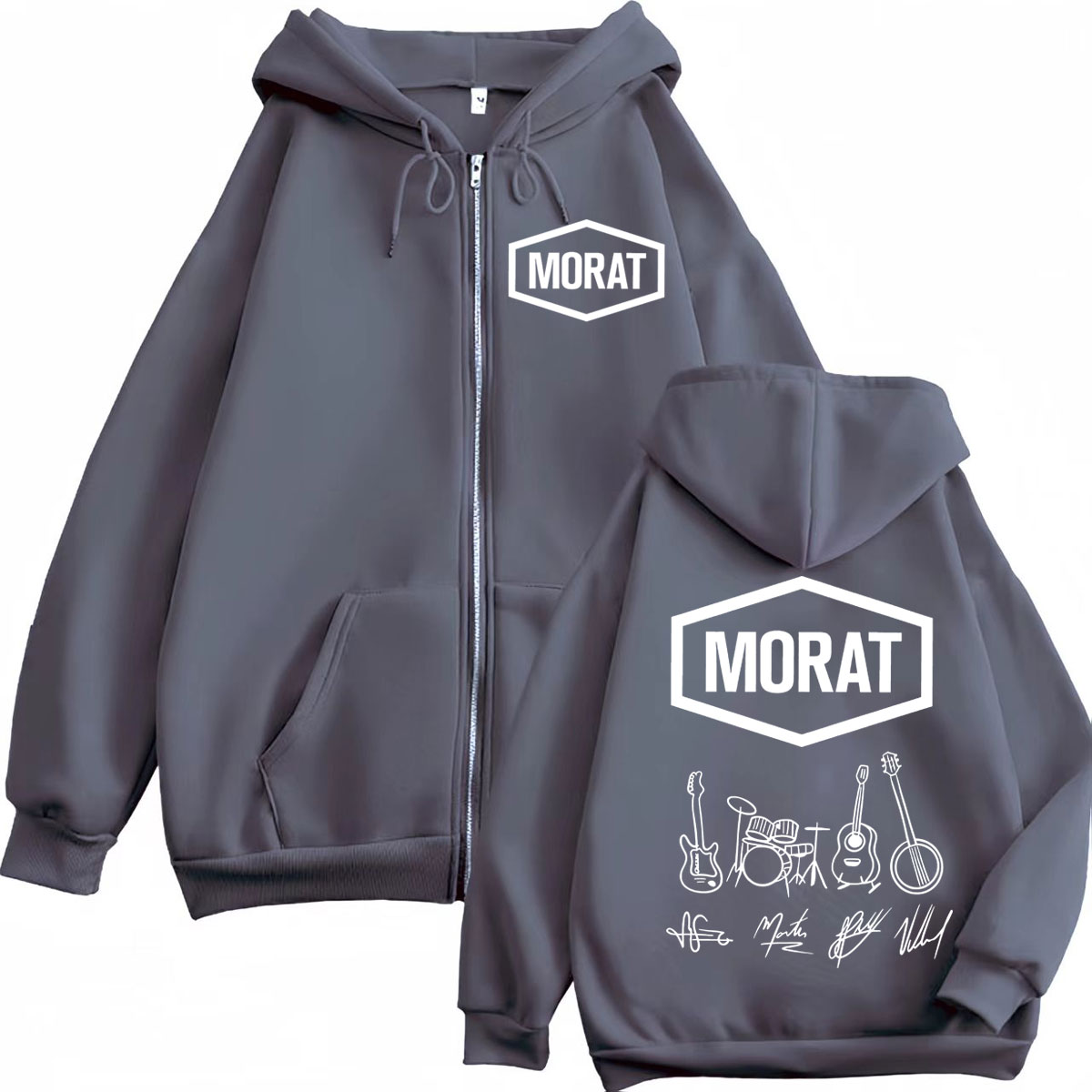 Morat Colombia Band Merch Zipp - Mens Fashion Zip Up Hoodies recension och pris