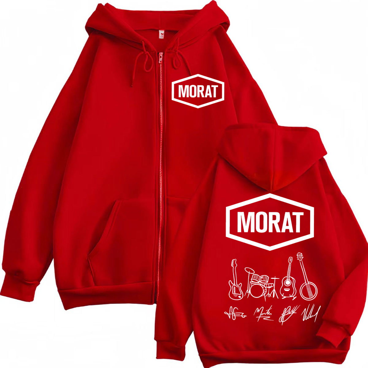 Morat Colombia Band Merch Zipp - Mens Fashion Zip Up Hoodies recension och pris