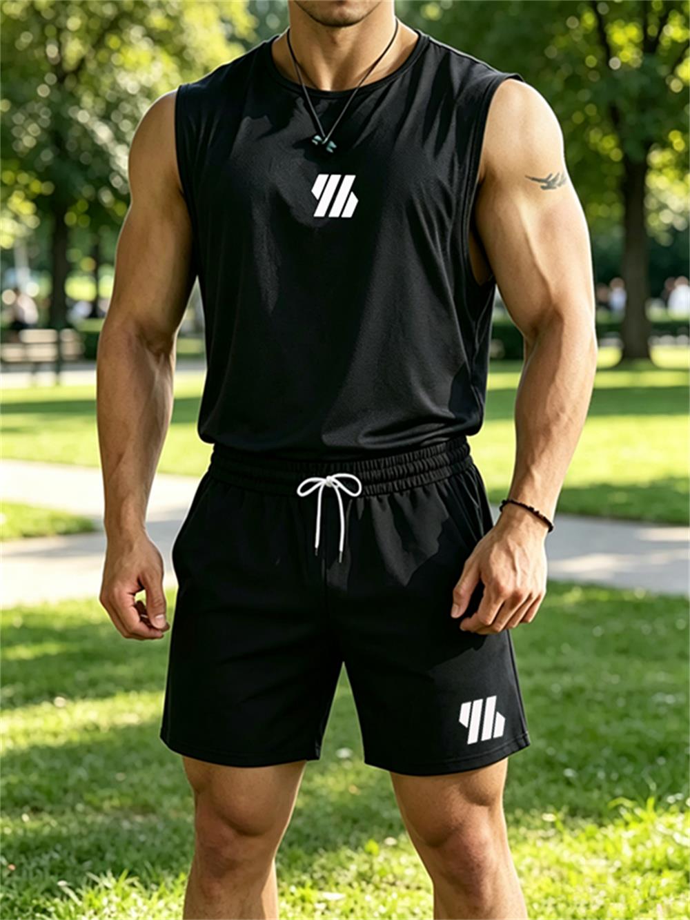 2026 new Men's Brand Vest Two- - Mens Fashion Summer recension och pris