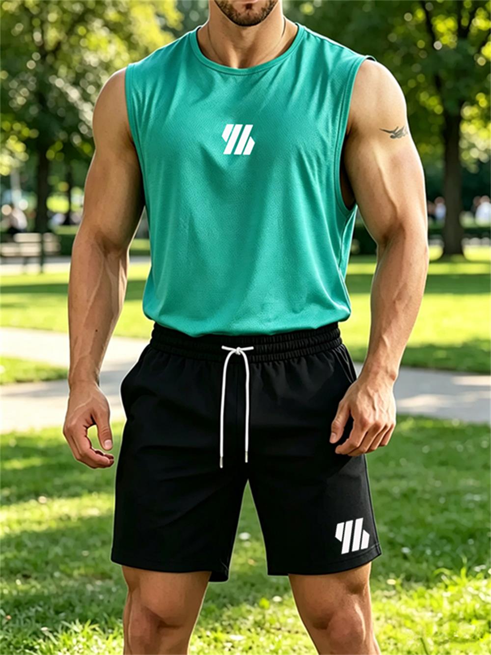 2026 new Men's Brand Vest Two- - Mens Fashion Summer recension och pris