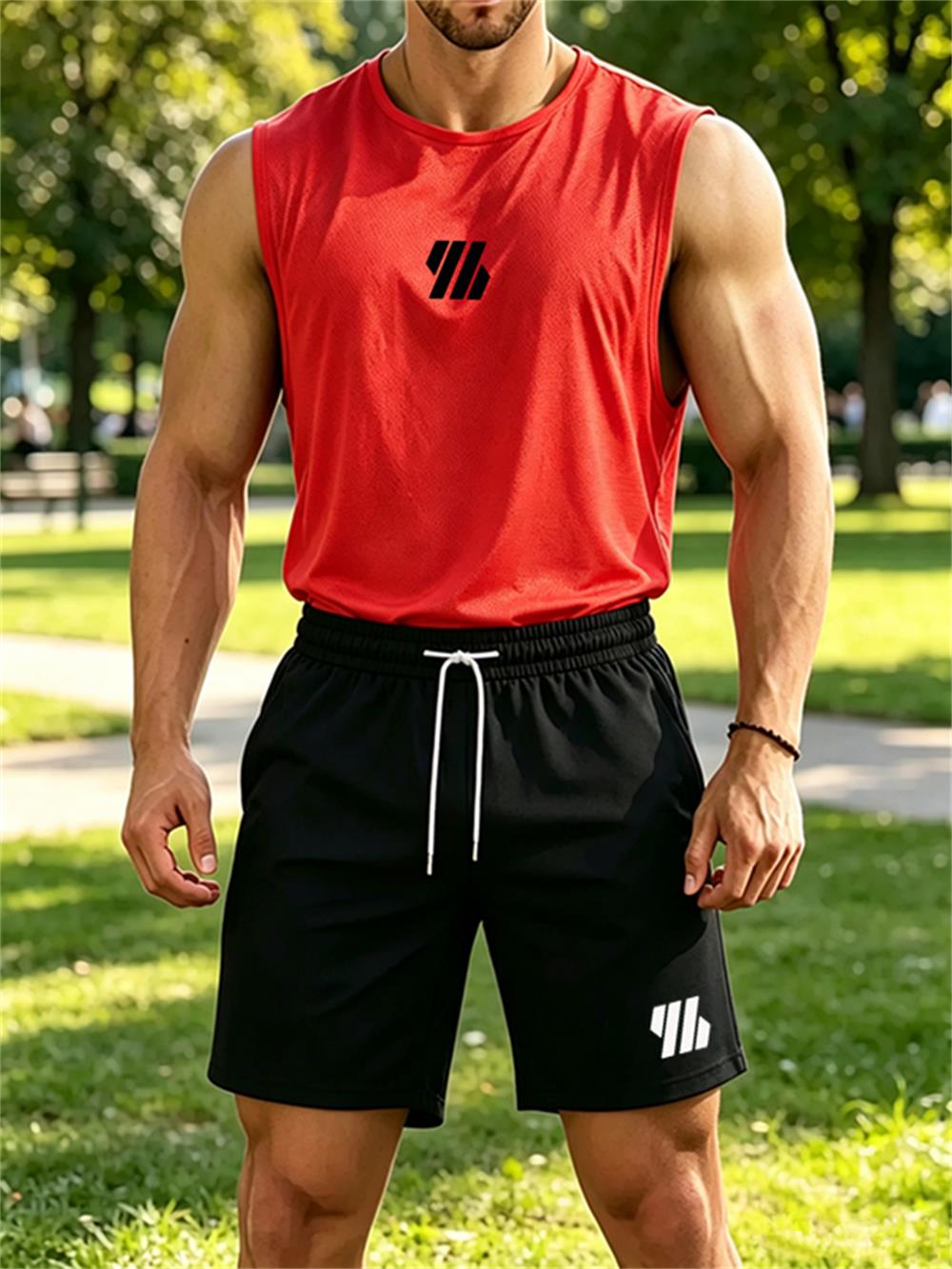 2026 new Men's Brand Vest Two- - Mens Fashion Summer recension och pris