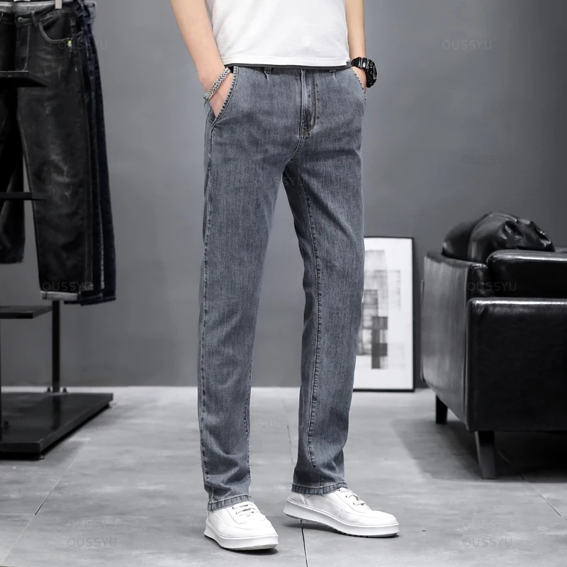 Autumn Stretch Skinny Jeans Me - Men'S Fashion Grey Jeans recension och pris