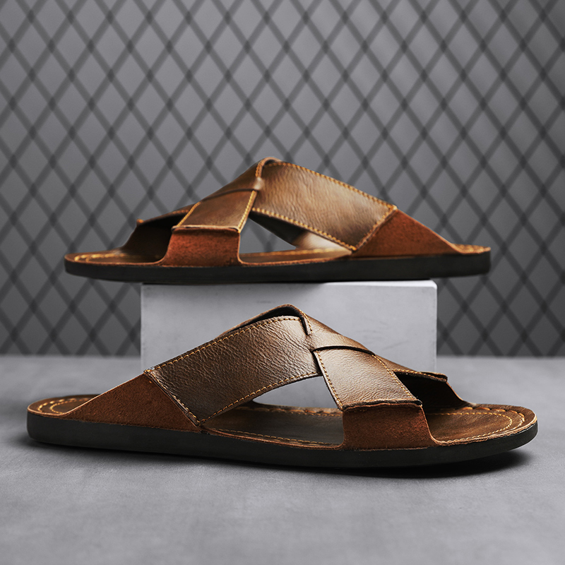 Fashion Genuine Leather Men Sl - Men'S Fashion News recension och pris