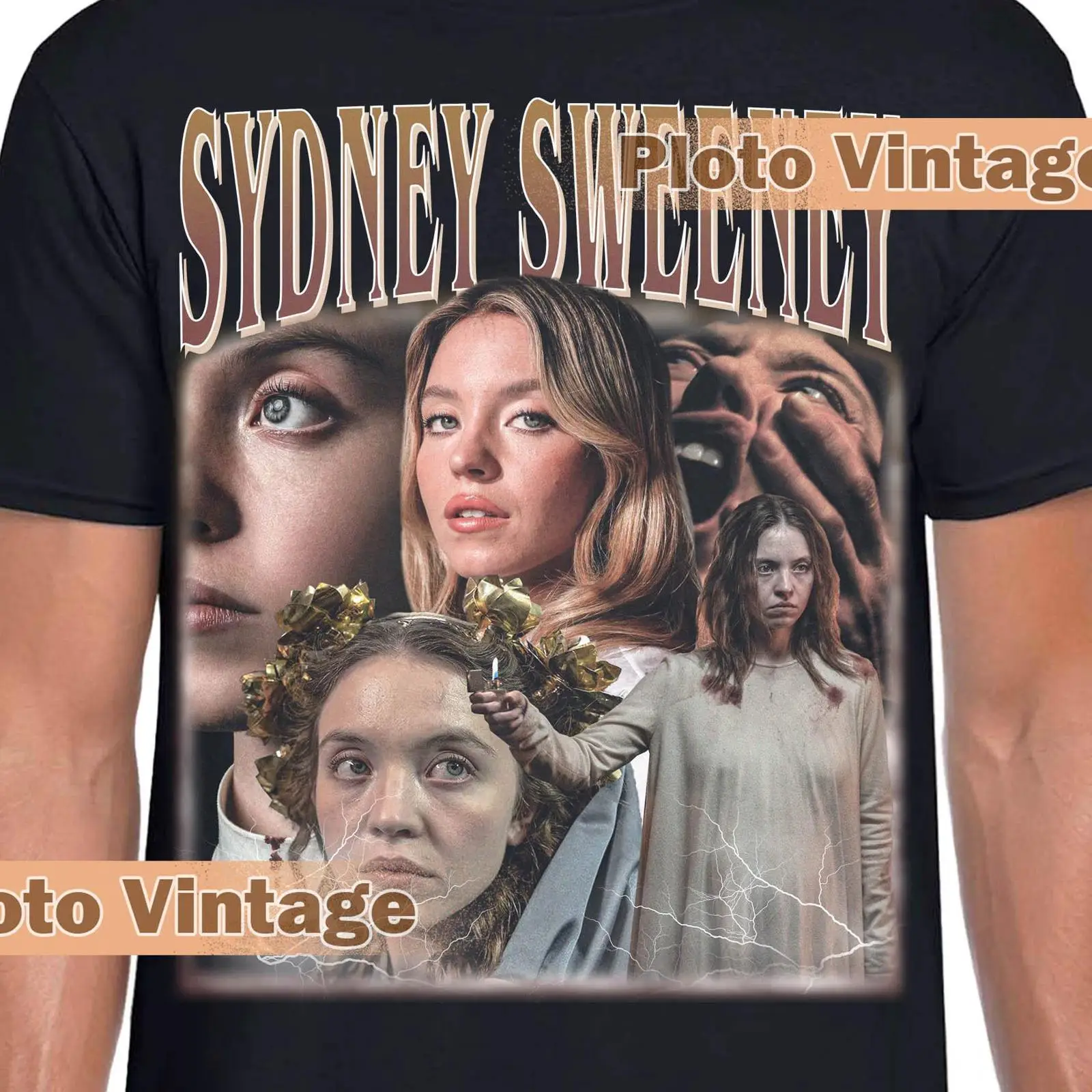 Vintage Sydney Sweeney Bootleg - Men'S Fashion Sydney recension och pris