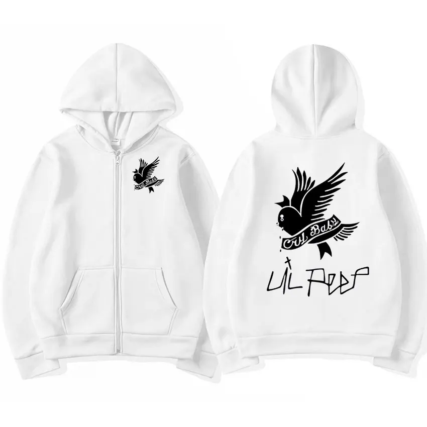 Rapper Lil Peep Graphic Zipper - Mens Fashion Zip Up Hoodies recension och pris