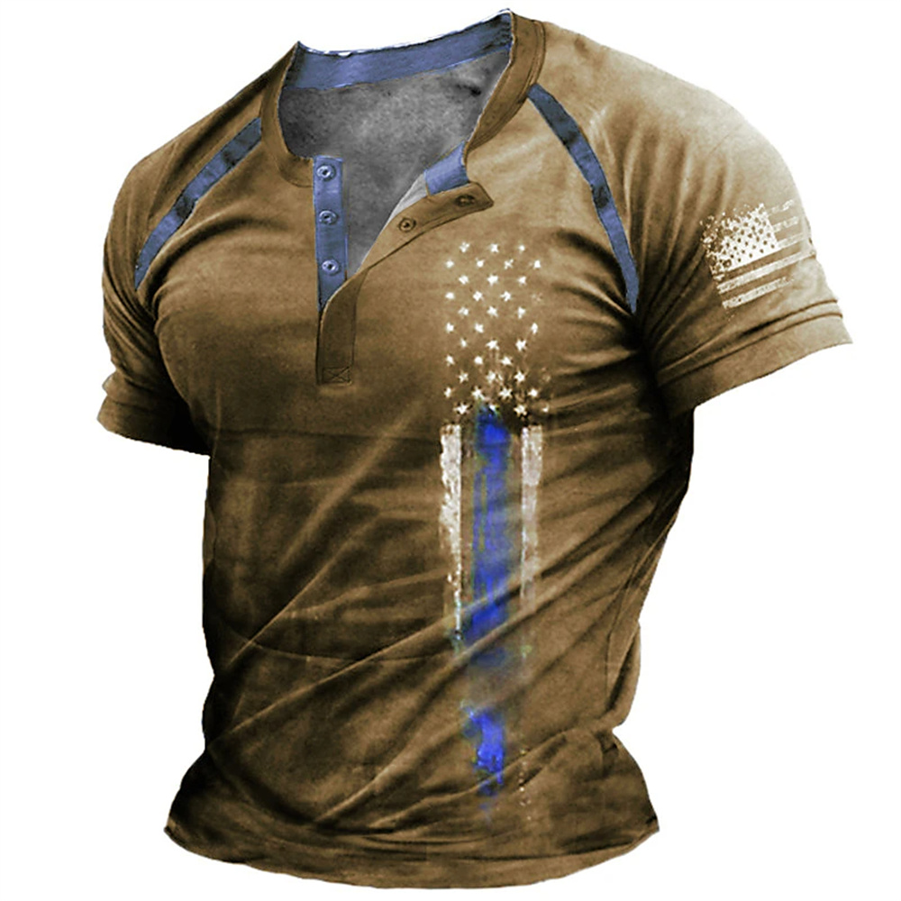 Funny 3D American Flag Print M - Mens Fashion Clothes recension och pris