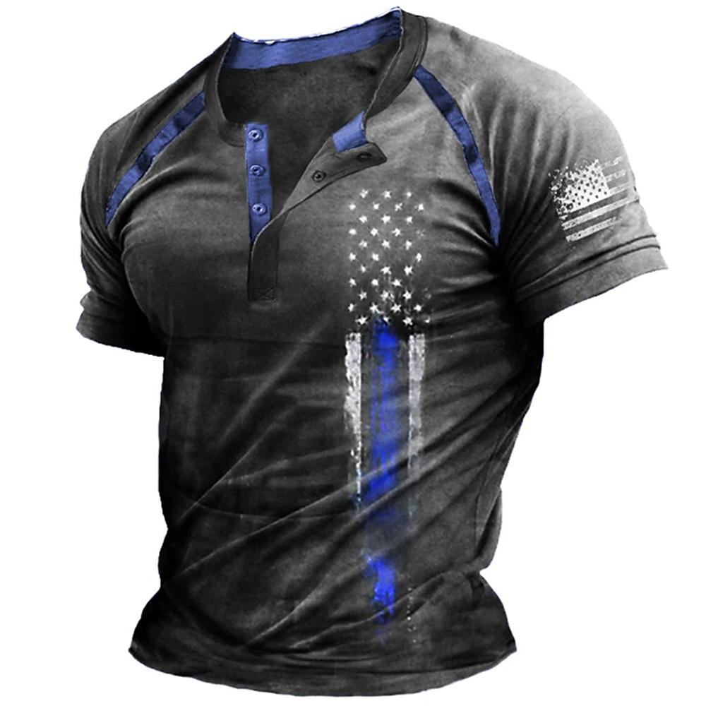 Funny 3D American Flag Print M - Mens Fashion Clothes recension och pris