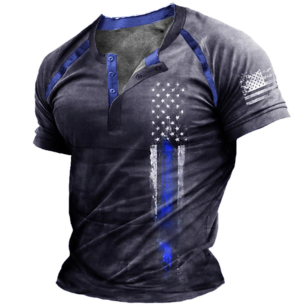 Funny 3D American Flag Print M - Mens Fashion Clothes recension och pris