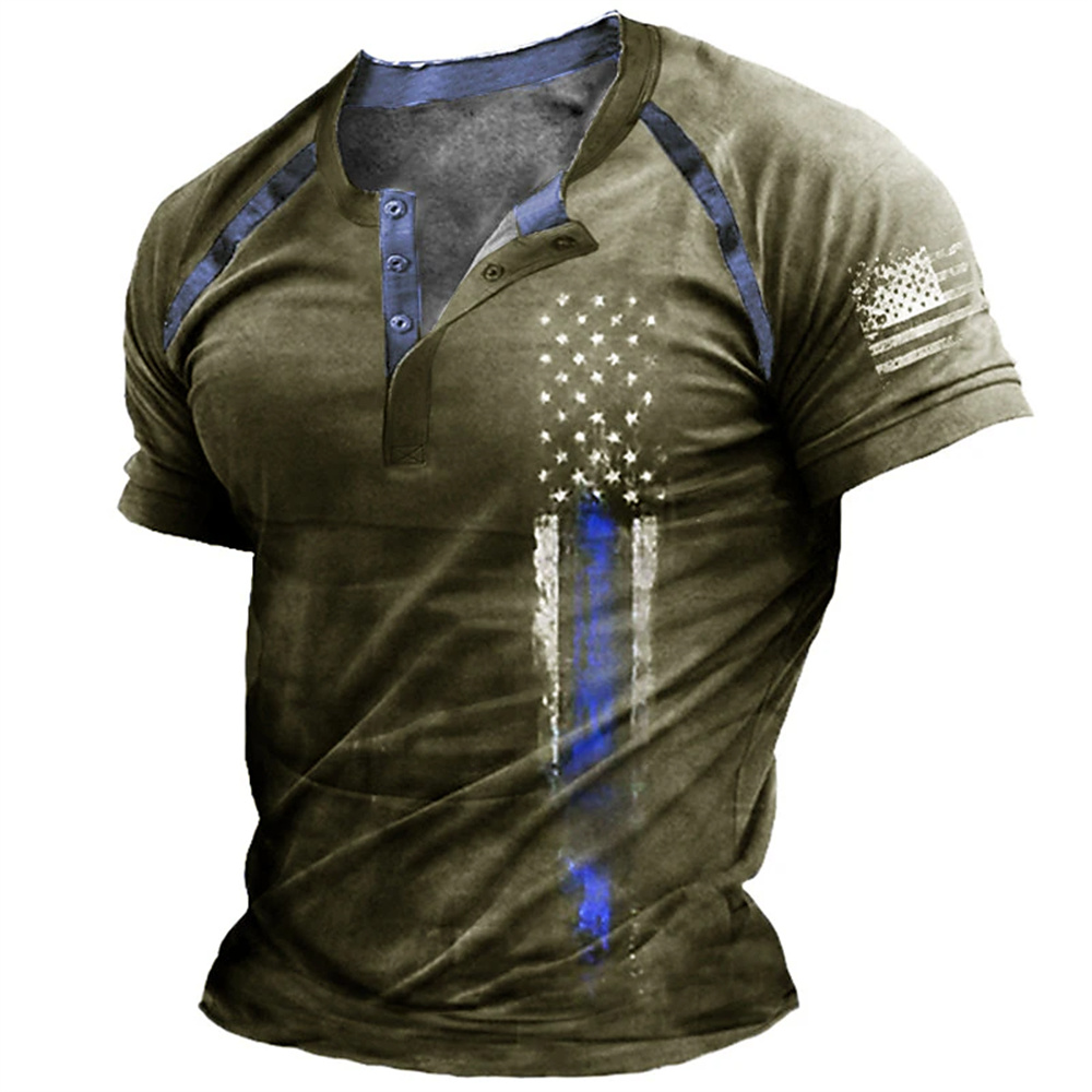 Funny 3D American Flag Print M - Mens Fashion Clothes recension och pris