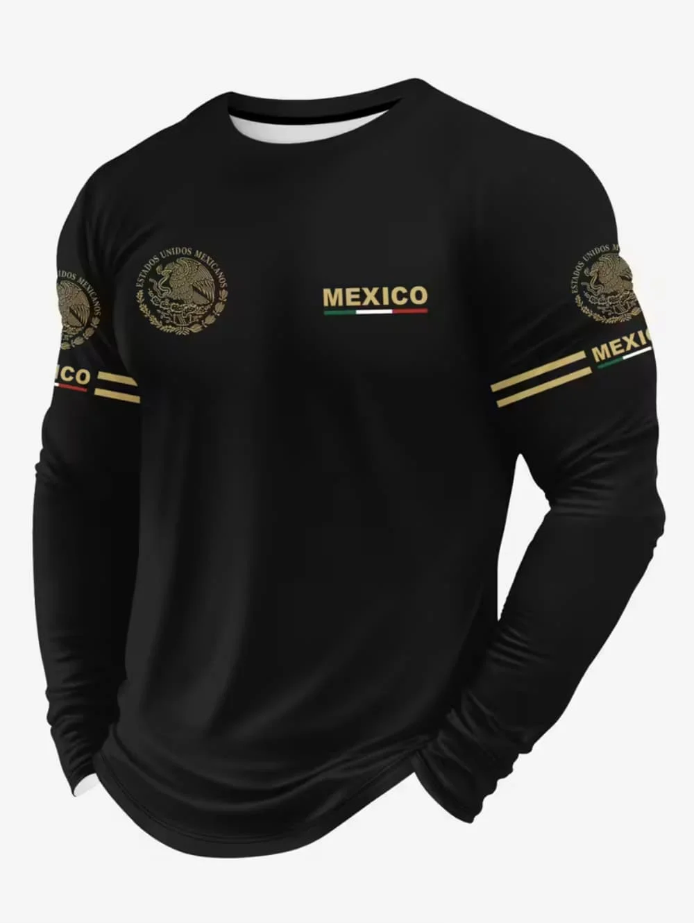 Men's Mexico Eagle Print T‑Shi - Mens Fashion Summer recension och pris