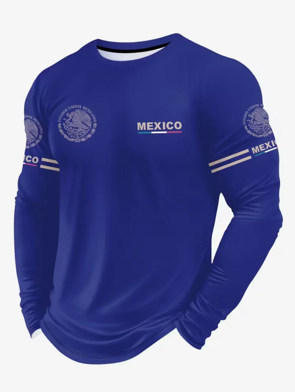 Men's Mexico Eagle Print T‑Shi - Mens Fashion Summer recension och pris
