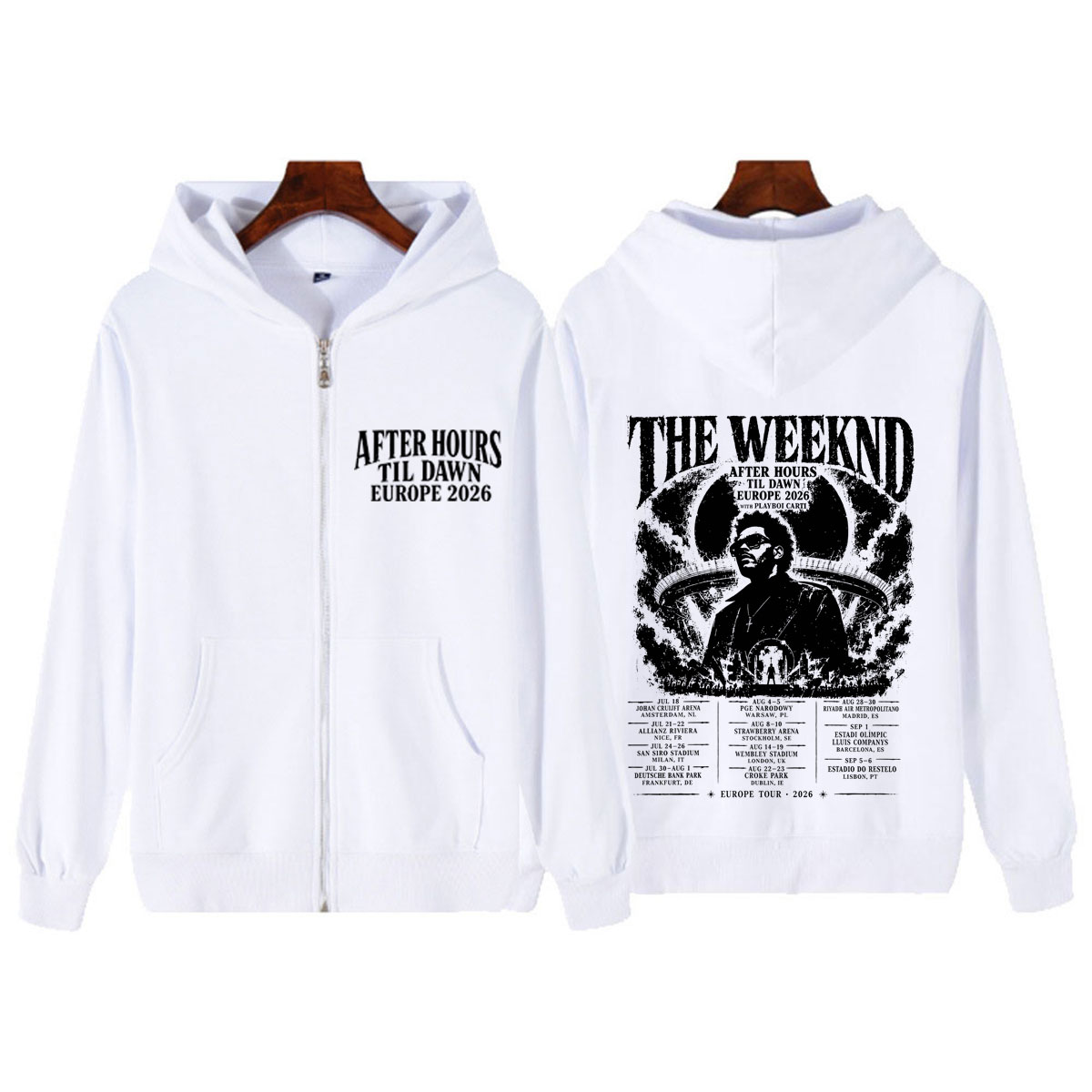 After Hours Til Dawn The Weekn - Mens Fashion Zip Up Hoodies recension och pris