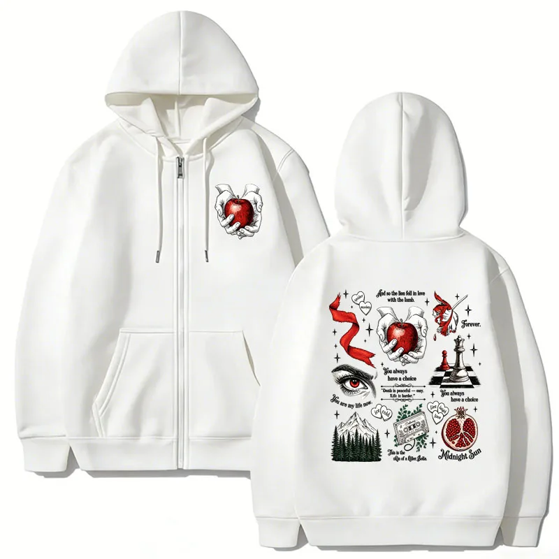 Wolf Romance Zipper Hoodies fo - Mens Fashion Zip Up Hoodies recension och pris