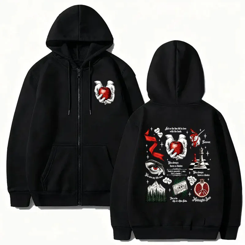 Wolf Romance Zipper Hoodies fo - Mens Fashion Zip Up Hoodies recension och pris