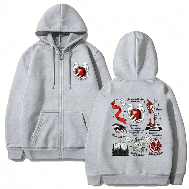 Wolf Romance Zipper Hoodies fo - Mens Fashion Zip Up Hoodies recension och pris