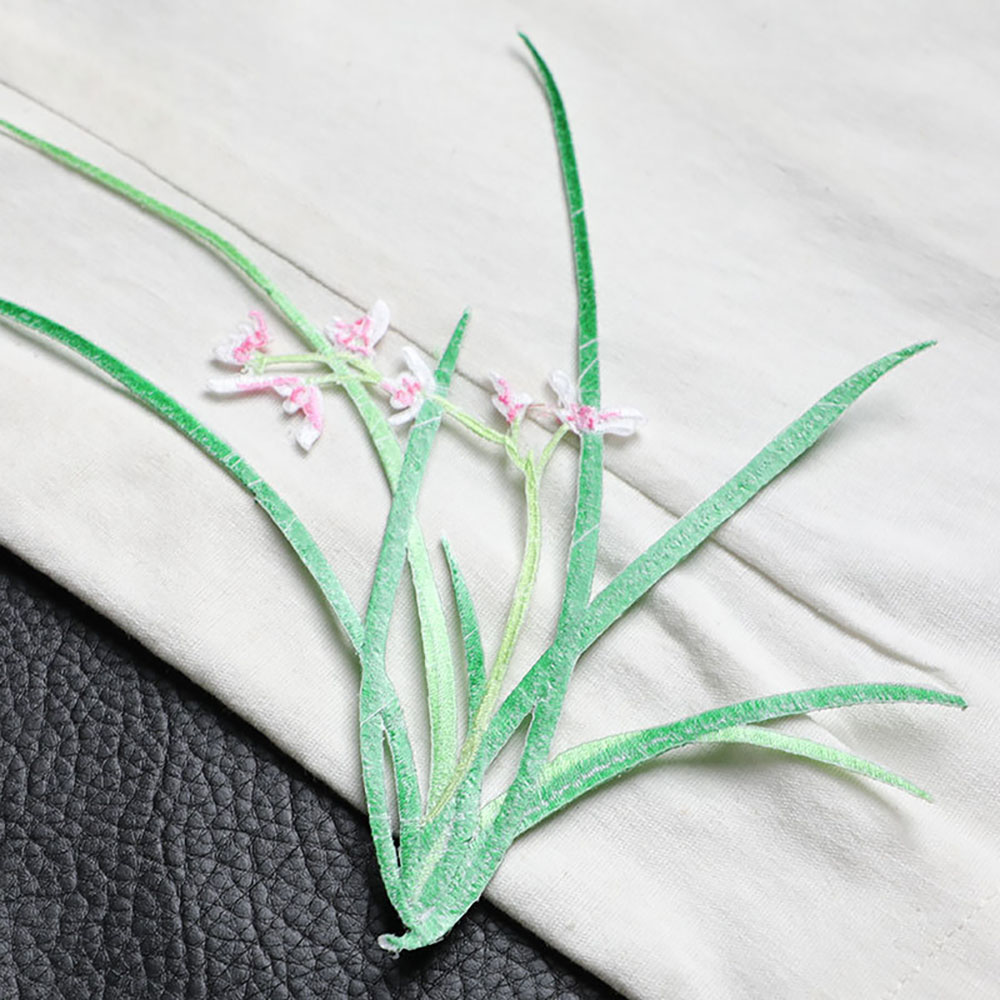 1 Piece 20CM X 18CM Orchid Emb - Men'S Fashion X recension och pris