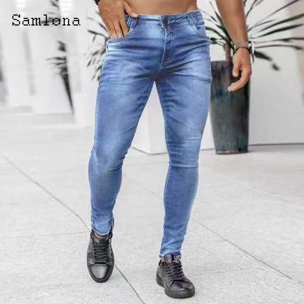 Samlona Jeans Mens Fashion Ski - Men'S Fashion Grey Jeans recension och pris