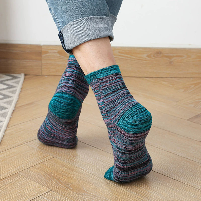 1/5 Pairs Man Colorful Toe Hap - Socks Ankle Men recension och pris