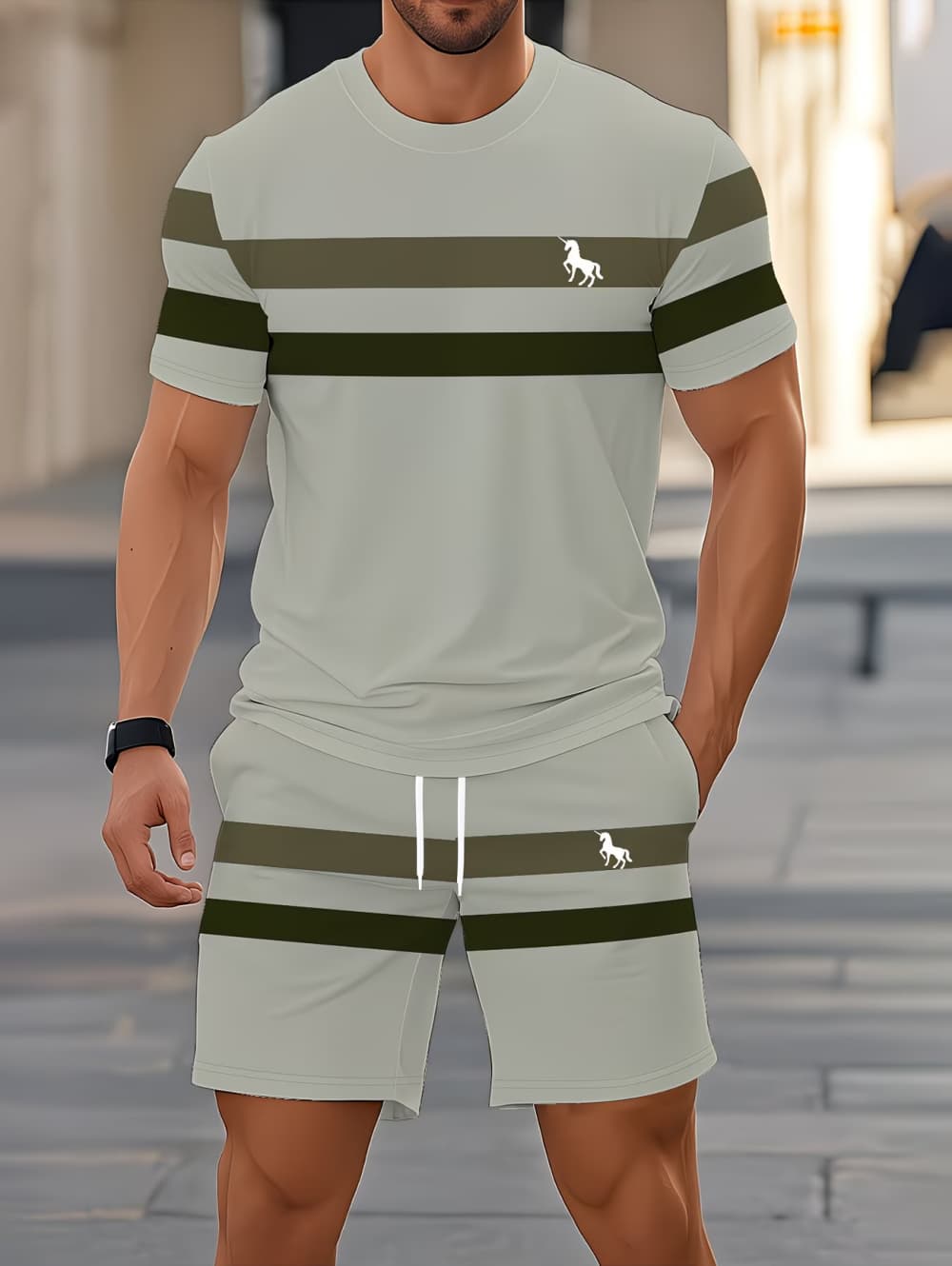 Men's Summer Sets Funny 3D Str - Mens Fashion Clothes recension och pris