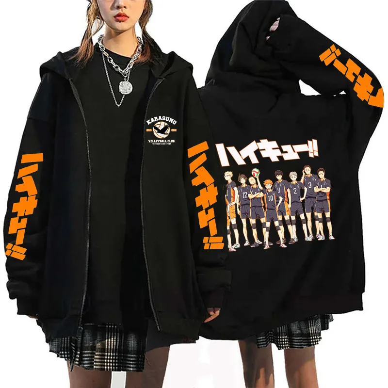 Oya Oya Oya Haikyuu Japan Anim - Mens Fashion Zip Up Hoodies recension och pris
