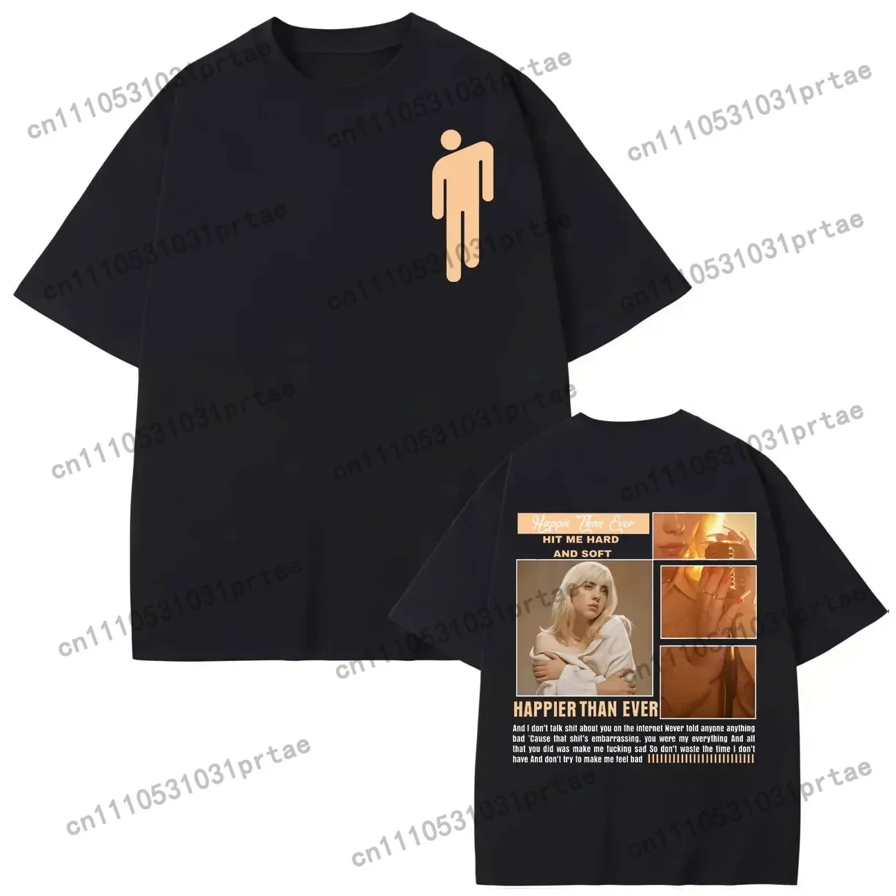 Billie Eilish Hit Me Hard and  - Poster Men Fashion recension och pris