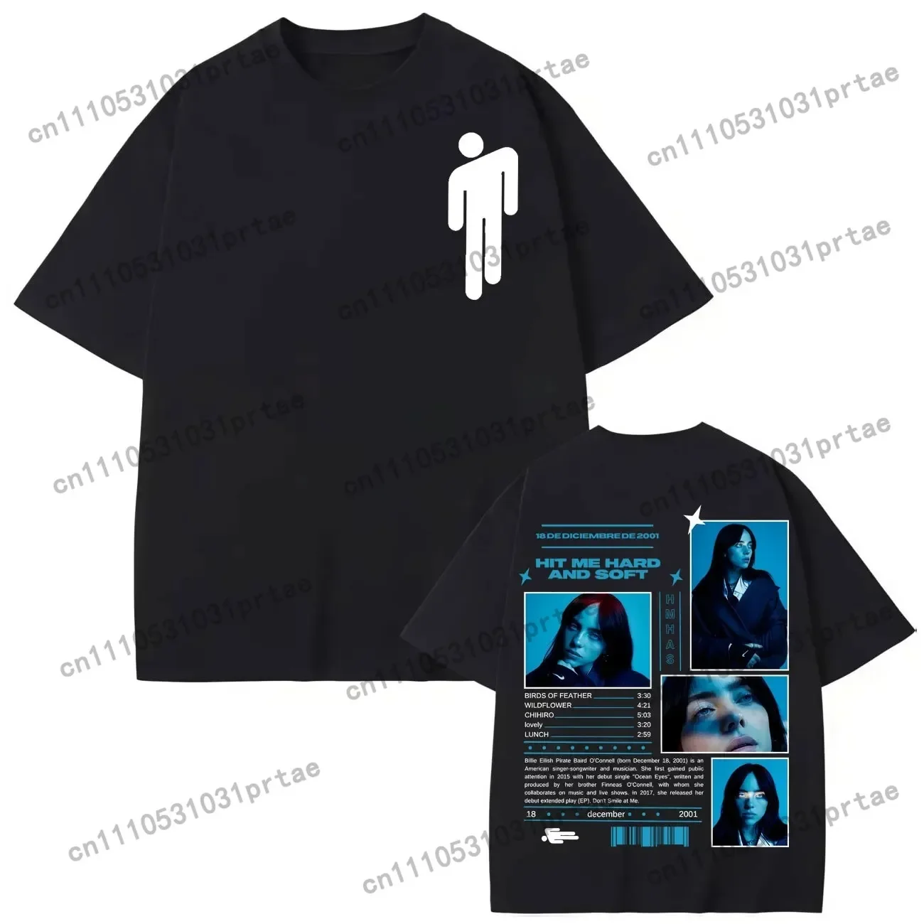 Billie Eilish Hit Me Hard and  - Poster Men Fashion recension och pris