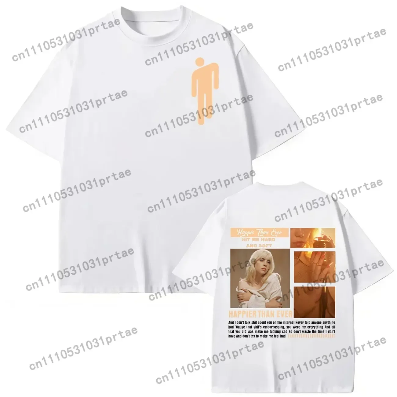 Billie Eilish Hit Me Hard and  - Poster Men Fashion recension och pris
