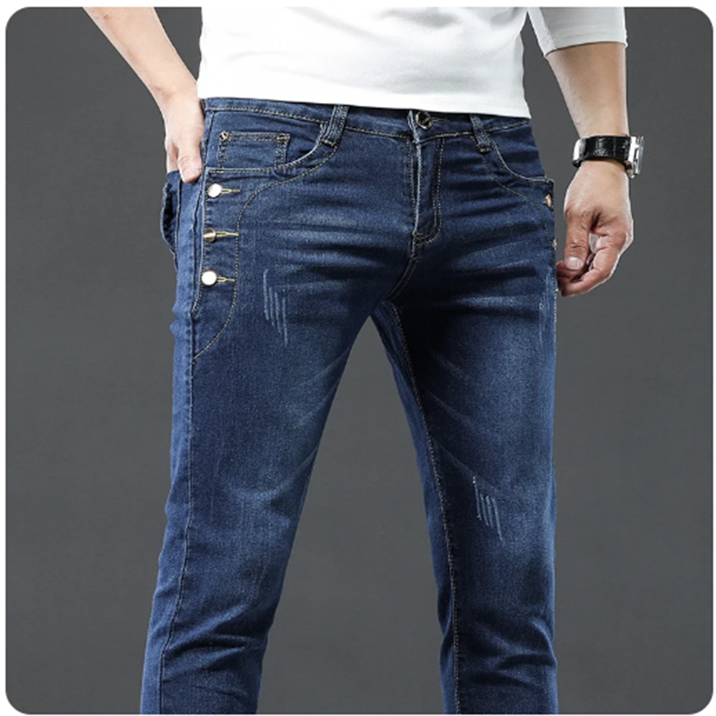 Classic Slim Vintage Fashion M - Men'S Fashion Grey Jeans recension och pris