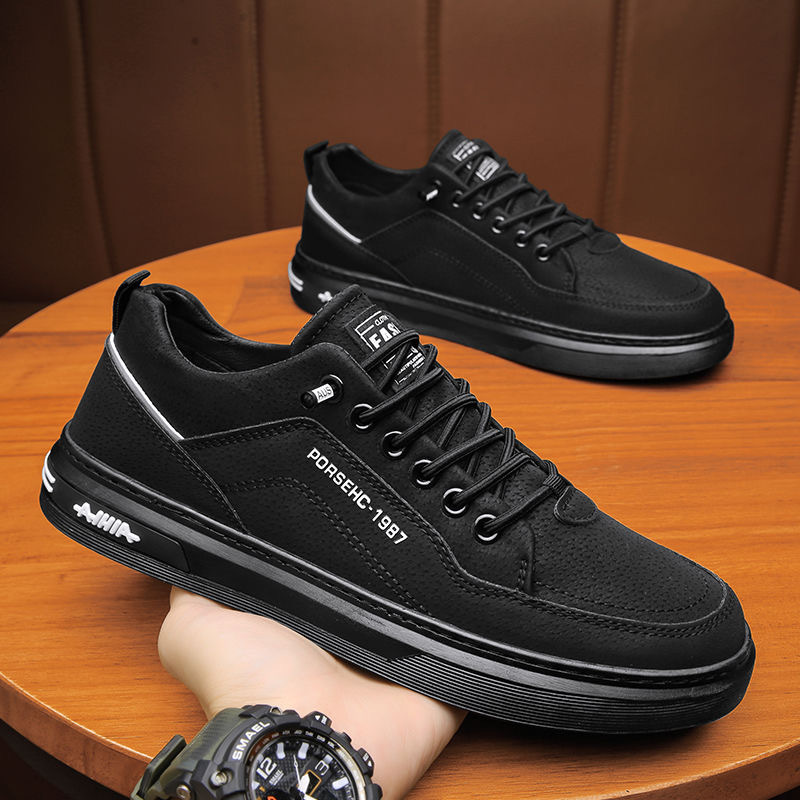 2026 New Mens Soft Leather Whi - Mens Fashion Trainers recension och pris